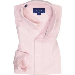 ETON Hemd 9375/59596/51 Slim Fit, Oxford, Rosa meliert, Pink