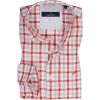 Daniel Hechter Hemd 60256/111604/340 Modern Fit, Leinen, Rot-hellblau kariert, Rot