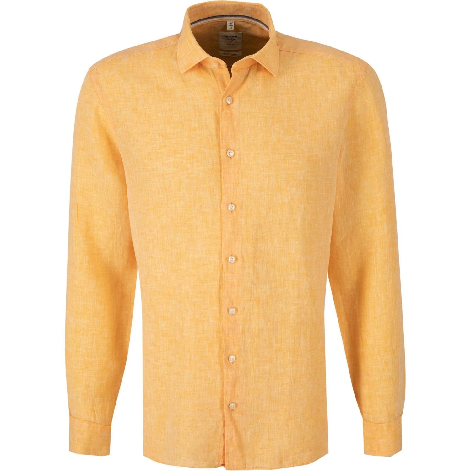 OLYMP Level Five Body Fit smartbusiness 3556/74/82 Hemd, Reines Leinen, Mandarin meliert, Mandarin 1 OLYMP Level Five Body Fit smartbusiness 3556/74/82 Hemd, Reines Leinen, Mandarin meliert, Mandarin
