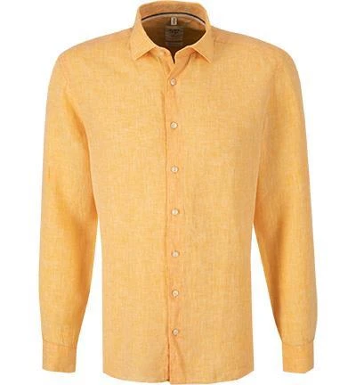 OLYMP Level Five Body Fit smartbusiness 3556/74/82 Hemd, Reines Leinen, Mandarin meliert, Mandarin 2 OLYMP Level Five Body Fit smartbusiness 3556/74/82 Hemd, Reines Leinen, Mandarin meliert, Mandarin – Bild 2