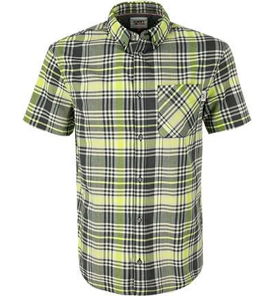 TOMMY JEANS Hemd DM0DM10163/ABM Kurzarmhemd, Bio Baumwolle, Hellgrün kariert, Hellgrün 2 TOMMY JEANS Hemd DM0DM10163/ABM Kurzarmhemd, Bio Baumwolle, Hellgrün kariert, Hellgrün – Bild 2