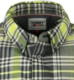 TOMMY JEANS Hemd DM0DM10163/ABM Kurzarmhemd, Bio Baumwolle, Hellgrün kariert, Hellgrün 8 TOMMY JEANS Hemd DM0DM10163/ABM Kurzarmhemd, Bio Baumwolle, Hellgrün kariert, Hellgrün -hemdenverkauf 367172 norm2