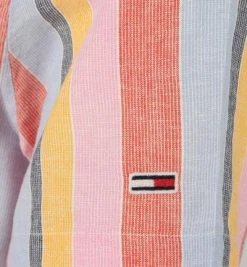 TOMMY JEANS Hemd DM0DM10145/C5Q Kurzarmhemd, Baumwolle, Multicolour gestreift, Multicolor -hemdenverkauf 367177 norm3