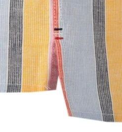 TOMMY JEANS Hemd DM0DM10145/C5Q Kurzarmhemd, Baumwolle, Multicolour gestreift, Multicolor -hemdenverkauf 367177 norm4