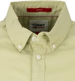 TOMMY JEANS Hemd DM0DM10137/L83 Kurzarmhemd, Slim Fit, Bio Baumwolle, Hellgrün -hemdenverkauf 367179 norm2