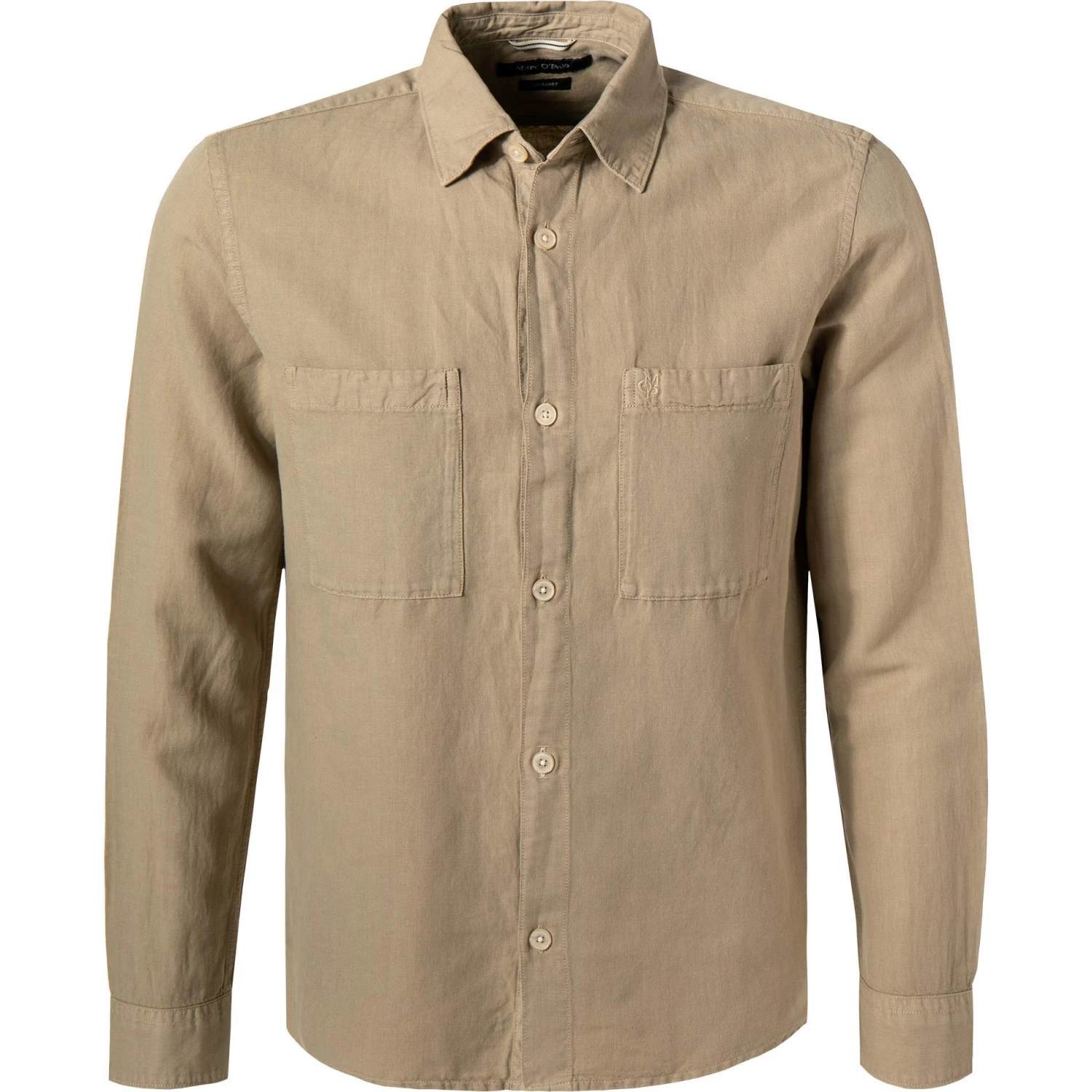 Marc O'Polo Overshirt 123 7291 42122/725 Baumwolle-Leinen, Sand 1 Marc O'Polo Overshirt 123 7291 42122/725 Baumwolle-Leinen, Sand