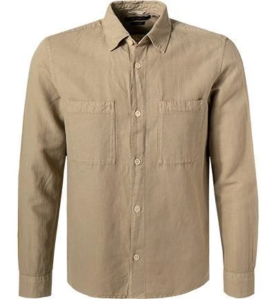 Marc O'Polo Overshirt 123 7291 42122/725 Baumwolle-Leinen, Sand 2 Marc O'Polo Overshirt 123 7291 42122/725 Baumwolle-Leinen, Sand – Bild 2
