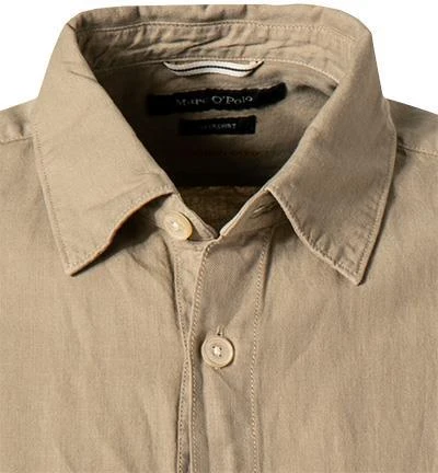 Marc O'Polo Overshirt 123 7291 42122/725 Baumwolle-Leinen, Sand 3 Marc O'Polo Overshirt 123 7291 42122/725 Baumwolle-Leinen, Sand – Bild 3