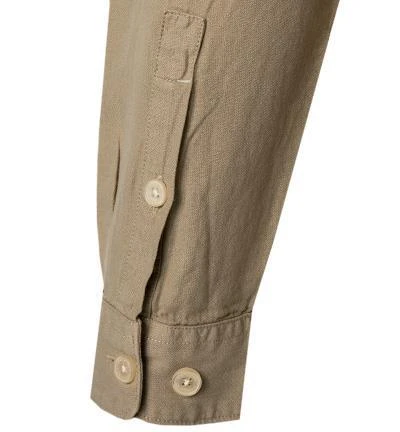 Marc O'Polo Overshirt 123 7291 42122/725 Baumwolle-Leinen, Sand 4 Marc O'Polo Overshirt 123 7291 42122/725 Baumwolle-Leinen, Sand – Bild 4