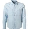 Marc O'Polo Overshirt 123 7291 42122/811 Baumwolle-Leinen, Hellblau