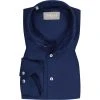 fakts Hemd 6018/291 Slim Fit, Reines Leinen, Dunkelblau
