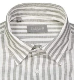 fakts Hemd 6020/313 Slim Fit, Leinen, Graugrün-weiß gestreift, Hellgrau 6 fakts Hemd 6020/313 Slim Fit, Leinen, Graugrün-weiß gestreift, Hellgrau -hemdenverkauf 367272 norm2