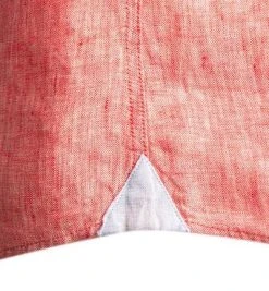 Fynch-Hatton Hemd 1121 6030/6032 Casual Fit, Reines Leinen, Rot meliert, Rot -hemdenverkauf 367381 norm3