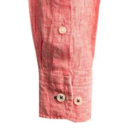 Fynch-Hatton Hemd 1121 6030/6032 Casual Fit, Reines Leinen, Rot meliert, Rot -hemdenverkauf 367381 norm4