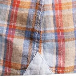 Fynch-Hatton Hemd 1121 6051/6053 Kurzarmhemd, Casual Fit, Reines Leinen, Blau-orange kariert, Blau-orange-rot 8 Fynch-Hatton Hemd 1121 6051/6053 Kurzarmhemd, Casual Fit, Reines Leinen, Blau-orange kariert, Blau-orange-rot -hemdenverkauf 367384 norm3