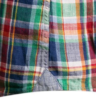 Fynch-Hatton Hemd 1121 6051/6054 Kurzarmhemd, Casual Fit, Reines Leinen, Multicolor kariert, Multicolour 4 Fynch-Hatton Hemd 1121 6051/6054 Kurzarmhemd, Casual Fit, Reines Leinen, Multicolor kariert, Multicolour – Bild 4