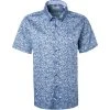 bugatti Hemd 9450/78812/370 Kurzarmhemd, Modern Fit, Baumwolle, Blau