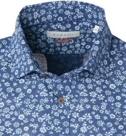 bugatti Hemd 9250/78542/370 Kurzarmhemd, Modern Fit, Leinen, Blau, Dunkelblau -hemdenverkauf 367480 norm2