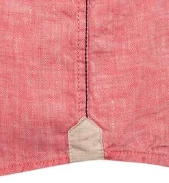 FIL NOIR Hemd Roma 51490/45 Kurzarmhemd, Shaped Fit, Reines Leinen, Pink meliert, Pink -hemdenverkauf 367628 norm3