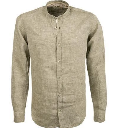 FIL NOIR Hemd Ancona 51491/86 Shaped Fit, Reines Leinen, Grün 2 FIL NOIR Hemd Ancona 51491/86 Shaped Fit, Reines Leinen, Grün – Bild 2