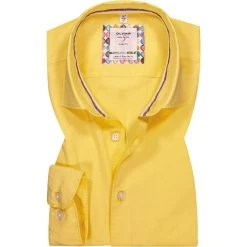 OLYMP Level Five Body Fit Smartbusiness 3505/74/51 Hemd, Baumwolle, Gelb