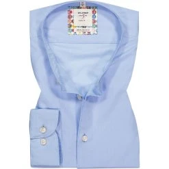 OLYMP Level Five Body Fit Smartbusiness 3507/74/11 Hemd, Baumwolle, Bleu