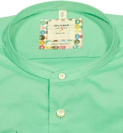 OLYMP Level Five Body Fit Smartbusiness 3507/74/45 Hemd, Baumwolle, Grün 3 OLYMP Level Five Body Fit Smartbusiness 3507/74/45 Hemd, Baumwolle, Grün – Bild 3