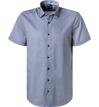 OLYMP Level Five Body Fit 2021/72/18 Kurzarmhemd, Baumwolle, Marineblau gemustert, Marine 2 OLYMP Level Five Body Fit 2021/72/18 Kurzarmhemd, Baumwolle, Marineblau gemustert, Marine – Bild 2