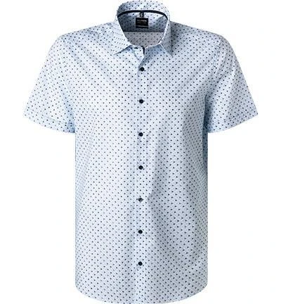 OLYMP Level Five Body Fit 2023/72/11 Kurzarmhemd, Baumwolle, Bleu gemustert, Bleu 2 OLYMP Level Five Body Fit 2023/72/11 Kurzarmhemd, Baumwolle, Bleu gemustert, Bleu – Bild 2