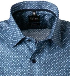 OLYMP Level Five Body Fit 2023/72/13 Kurzarmhemd, Baumwolle, Rauchblau gemustert, Rauchblau 6 OLYMP Level Five Body Fit 2023/72/13 Kurzarmhemd, Baumwolle, Rauchblau gemustert, Rauchblau -hemdenverkauf 367842 norm2