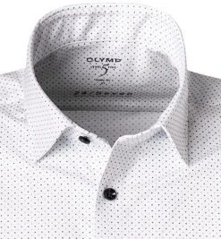 OLYMP Level Five Body Fit 2009/72/00 Kurzarmhemd, Jersey geruchshemmend, Weiß gemustert , Weiß 6 OLYMP Level Five Body Fit 2009/72/00 Kurzarmhemd, Jersey geruchshemmend, Weiß gemustert , Weiß -hemdenverkauf 367847 norm2