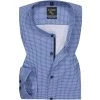 OLYMP No. Six Super Slim 2557/74/11 Hemd, Super Slim Fit, Baumwolle, Bleu gemustert, Bleu