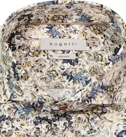 bugatti Hemd 9950/78505/50 Modern Fit, Baumwolle, Braun gemustert, Braun -hemdenverkauf 367858 norm2