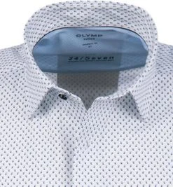 OLYMP Luxor Modern Fit 1203/72/11 Kurzarmhemd, Jersey atmungsaktiv, Weiß-blau gemustert, Bleu 7 OLYMP Luxor Modern Fit 1203/72/11 Kurzarmhemd, Jersey atmungsaktiv, Weiß-blau gemustert, Bleu -hemdenverkauf 367887 norm2