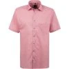 OLYMP Luxor Modern Fit 1209/72/35 Kurzarmhemd, Popeline, Rot gemustert, Rot