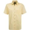 OLYMP Luxor Modern Fit 1209/72/51 Kurzarmhemd, Popeline, Gelb gemustert, Gelb