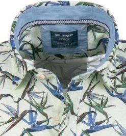 OLYMP Casual Modern Fit 4142/72/40 Kurzarmhemd, Baumwolle, Hellgrün-blau, Hellgrün -hemdenverkauf 367896 norm2
