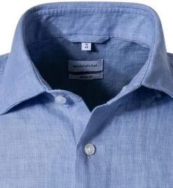 Seidensticker Hemd 198361/11 Kurzarmhemd, Regular Fit, Reines Leinen, Blau -hemdenverkauf 367945 norm2