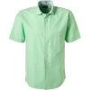 OLYMP Casual Modern Fit 4007/72/45 Kurzarmhemd, Baumwolle, Grün meliert, Grün