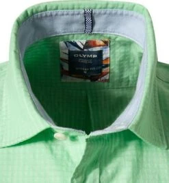 OLYMP Casual Modern Fit 4007/72/45 Kurzarmhemd, Baumwolle, Grün meliert, Grün -hemdenverkauf 367964 norm2