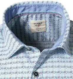 OLYMP Casual Level Five Body Fit 3007/72/45 Kurzarmhemd, Baumwolle, Weiß-grün gemustert, Grün 6 OLYMP Casual Level Five Body Fit 3007/72/45 Kurzarmhemd, Baumwolle, Weiß-grün gemustert, Grün -hemdenverkauf 367981 norm2