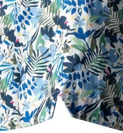 OLYMP Casual Level Five Body Fit 3013/72/00 Kurzarmhemd, Baumwolle, Blau-grün, Weiß -hemdenverkauf 368011 norm3