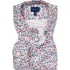 Gant Hemd 3011972/113 Slim Fit, Baumwolle, Weiß-blau gemustert, Weiß-blau-rot
