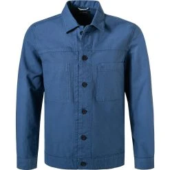 Marc O'Polo Overshirt 124 7356 42160/837 Baumwolle, Marine