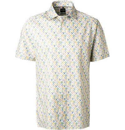 OLYMP Luxor Modern Fit 1219/72/51 Kurzarmhemd, Baumwolle, Multicolor, Gelb 2 OLYMP Luxor Modern Fit 1219/72/51 Kurzarmhemd, Baumwolle, Multicolor, Gelb – Bild 2