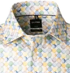 OLYMP Luxor Modern Fit 1219/72/51 Kurzarmhemd, Baumwolle, Multicolor, Gelb 6 OLYMP Luxor Modern Fit 1219/72/51 Kurzarmhemd, Baumwolle, Multicolor, Gelb -hemdenverkauf 368259 norm2