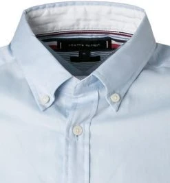 Tommy Hilfiger Hemd MW0MW17618/C1S Kurzarmhemd, Slim Fit, Oxford wasserabweisend, Hellblau, Blau -hemdenverkauf 368331 norm2