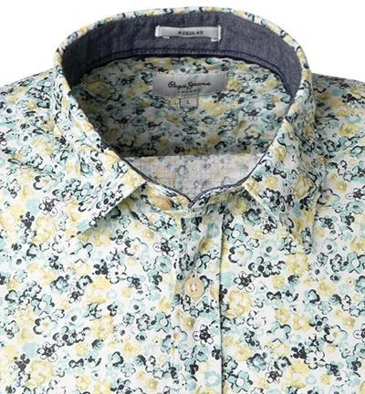 Pepe Jeans Hemd Milton PM307066/0AA Kurzarmhemd, Regular Fit, Blau-goldgelb, Multicolor 3 Pepe Jeans Hemd Milton PM307066/0AA Kurzarmhemd, Regular Fit, Blau-goldgelb, Multicolor – Bild 3