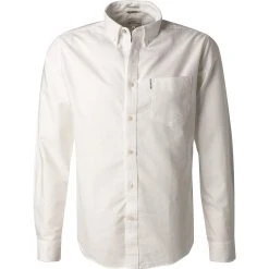 Ben Sherman Hemd 0065094/010 Regular Fit, Bio Baumwolle, Weiß