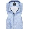 OLYMP Luxor Modern Fit 69EL 1211/79/11 Hemd, Baumwolle, Extra langer Arm, Bleu gemustert, Bleu